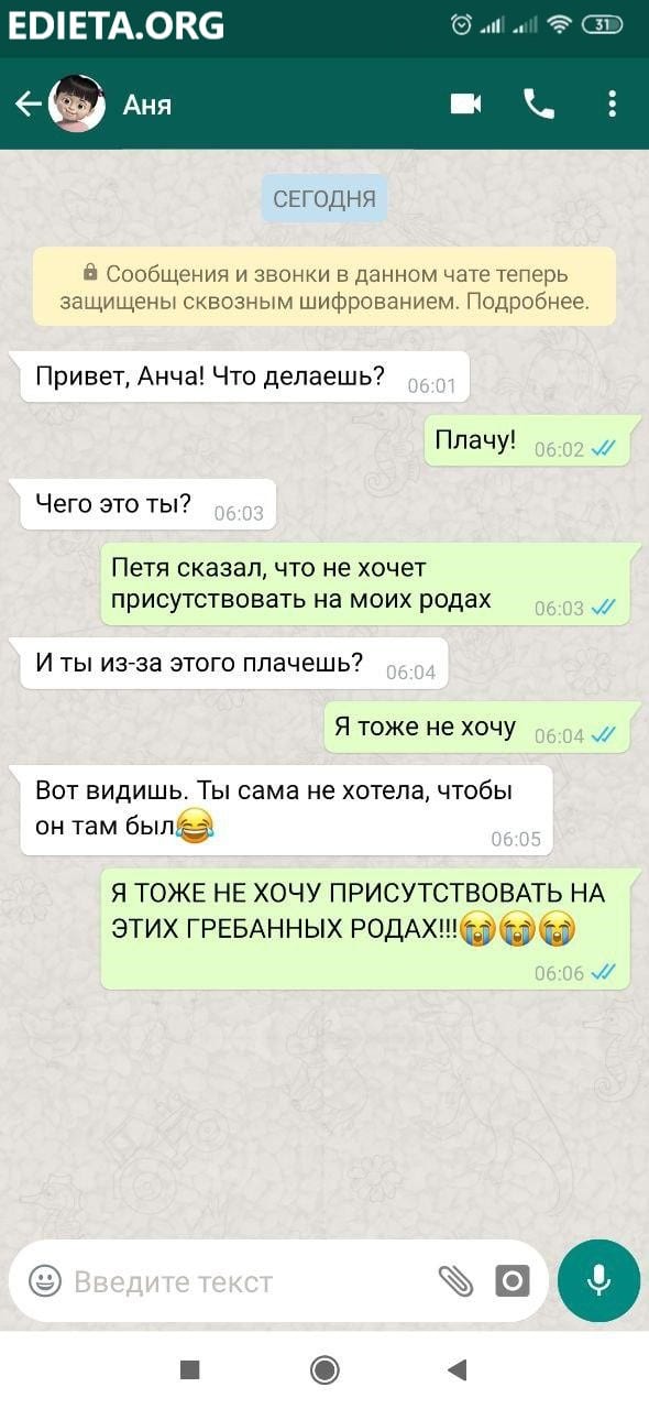 Ватсап переписка картинка